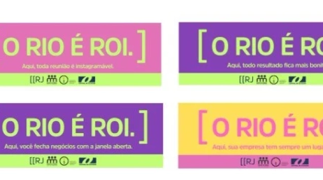 Clube de Criação do Rio de Janeiro, Central de Outdoor, Associação Brasileira de Marketing & Negócios e Grupo de Mídia do Rio de Janeiro lançam  “O Rio é ROI”