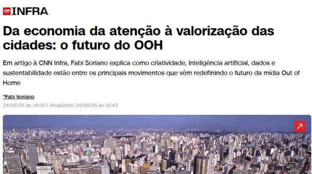 Da economia da atenção à valorização das cidades: o futuro do OOH